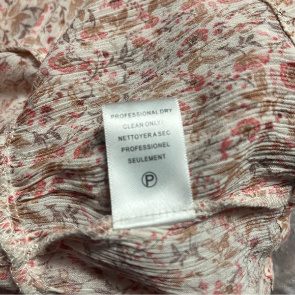 ANTHROPOLOGIE Gentle Fawn floral boho blouse size small forest fairy - Picture 11 of 12